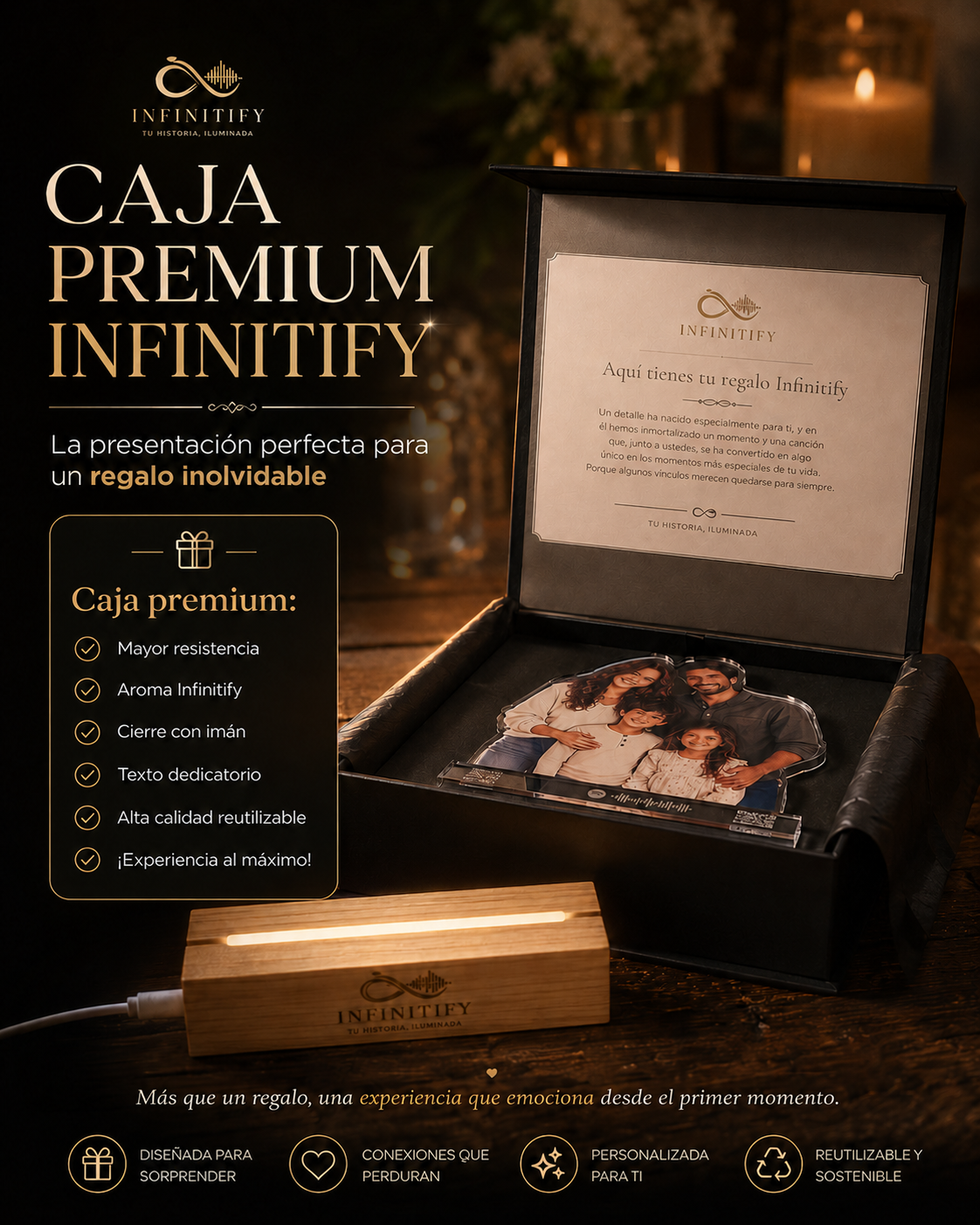 Caja premium INFINITIFY
